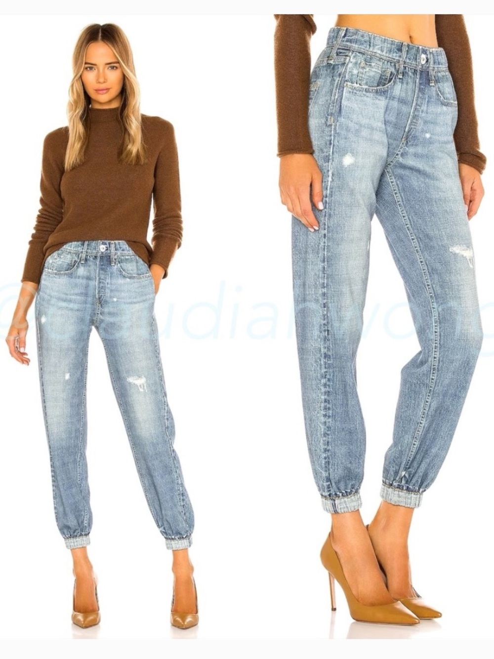 Rag & Bone Miramar Relaxed Jogger in Glasshill Size XS